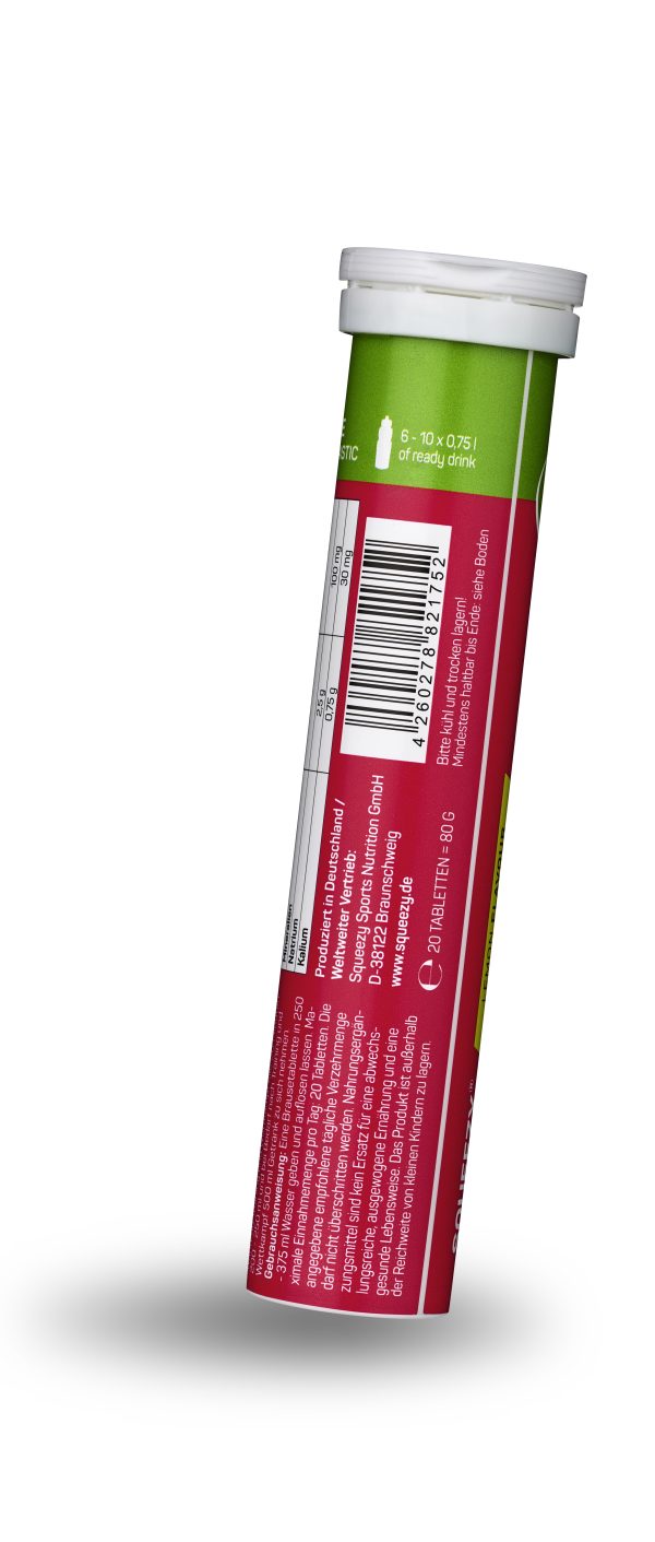 Squeezy Endurance Electrolyte-tabletit 20*80g - Image 2
