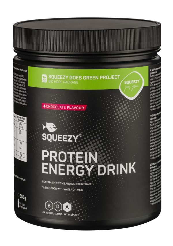 Squeezy Protein Energy Drink Proteiinijuoma 650g_Suklaa